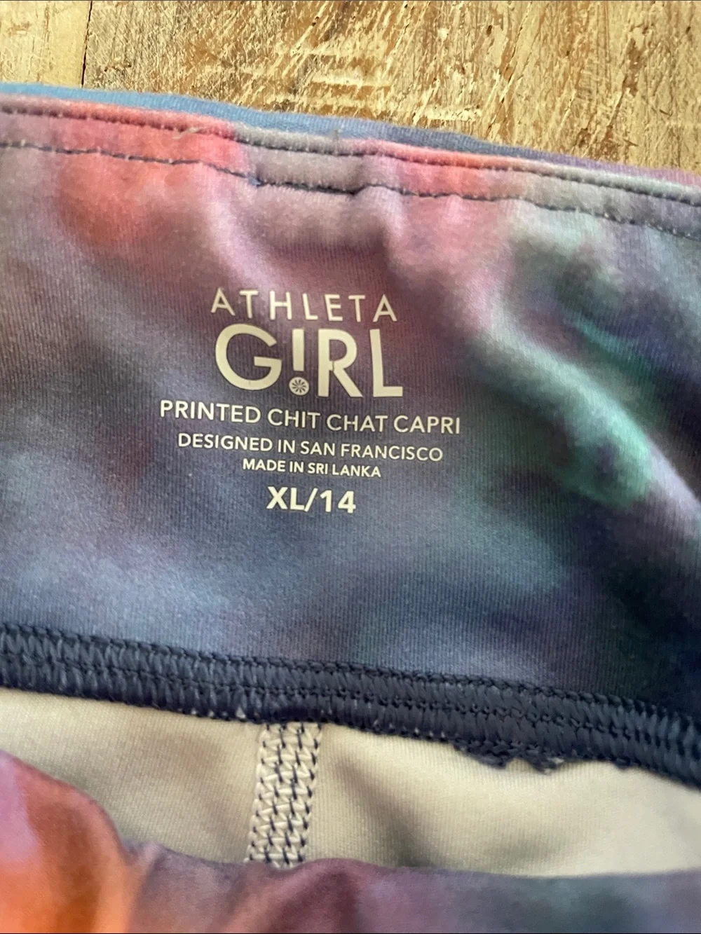 Athleta Kids Printed Chit Chat Leggings set of 2